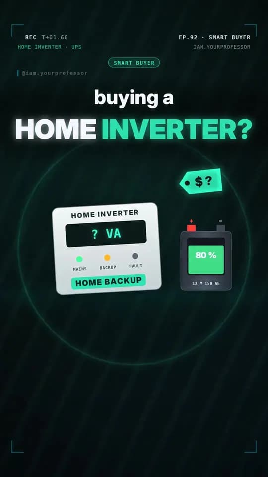 Electronica EP.92: Choosing a home inverter